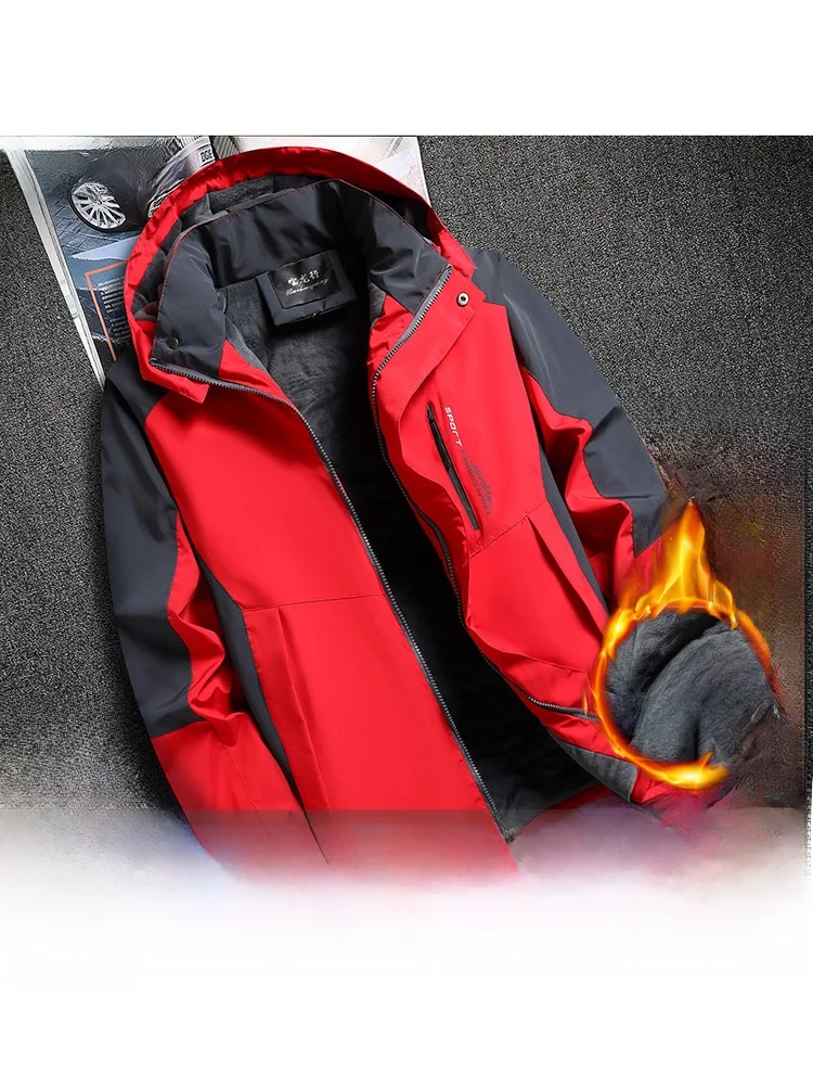 Утепленная хлопковая рабочая куртка для мужчин, ветрозащитная зимняя спецодежда для стройплощадки, красная, с флисовой подкладкой, мужское пальто
Утепленная хлопковая рабочая куртка для мужчин, ветрозащитная зимняя спецодежда для стройплощадки, красная, с флисовой подкладкой, мужское пальто