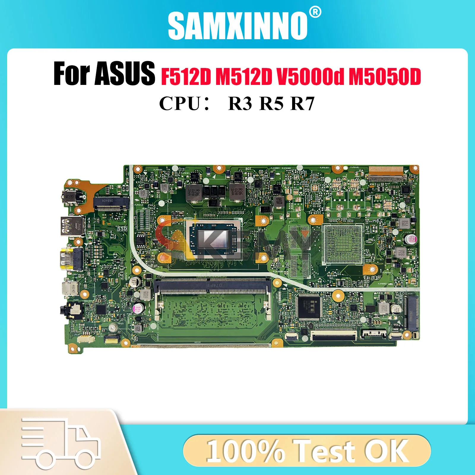 X512DAU Laptop Motherboard For ASUS VivoBook M5050D F512D X512DK X512D X512DAP M512D X512DA V5000d Mainboard With R3 R5 R7 CPU
X512DAU Laptop Motherboard For ASUS VivoBook M5050D F512D X512DK X512D X512DAP M512D X512DA V5000d Mainboard With R3 R5 R7 CPU