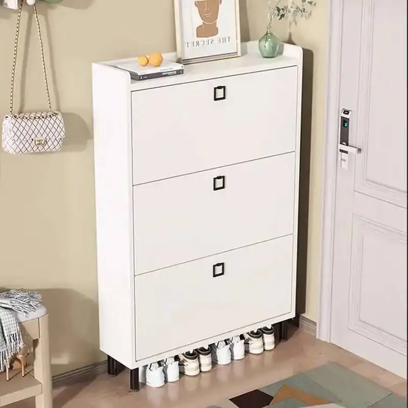 Vertical Saving European Shoe Cabinet Storage Space Organizer Shoe Rack Ultra Thin Schuhschrank Entrance Hall Furniture 
Vertical Saving European Shoe Cabinet Storage Space Organizer Shoe Rack Ultra Thin Schuhschrank Entrance Hall Furniture