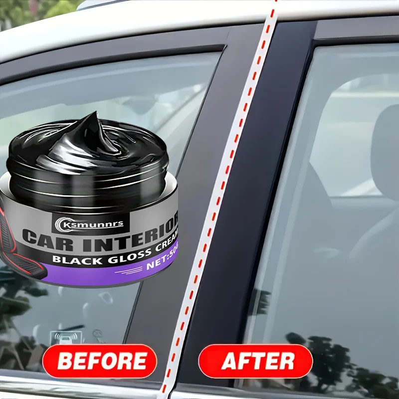 All-In-One Black Plastic And Leather Repair Agent - Car Interior Restoration Paste, Featuring Color Correction, Glossy Polishing
All-In-One Black Plastic And Leather Repair Agent - Car Interior Restoration Paste, Featuring Color Correction, Glossy Polishing