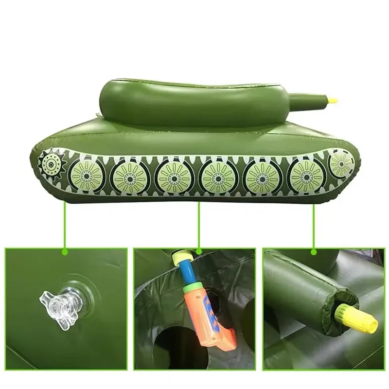 Water Inflatable Tank Water Spray Swimming Ring with Water Gun Children Adult Toys Surf Mounts Adults Boys Floating Row
Water Inflatable Tank Water Spray Swimming Ring with Water Gun Children Adult Toys Surf Mounts Adults Boys Floating Row