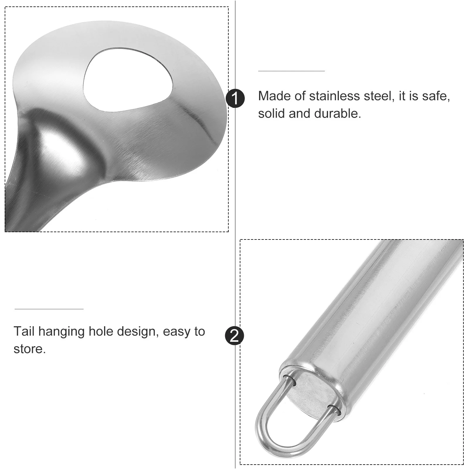 2Pcs Stainless Steel Meatball Maker Squeeze Spoon for Perfectly Formed Meatballs Easy Grip Long Handle Kitchen Gadget Home
2Pcs Stainless Steel Meatball Maker Squeeze Spoon for Perfectly Formed Meatballs Easy Grip Long Handle Kitchen Gadget Home