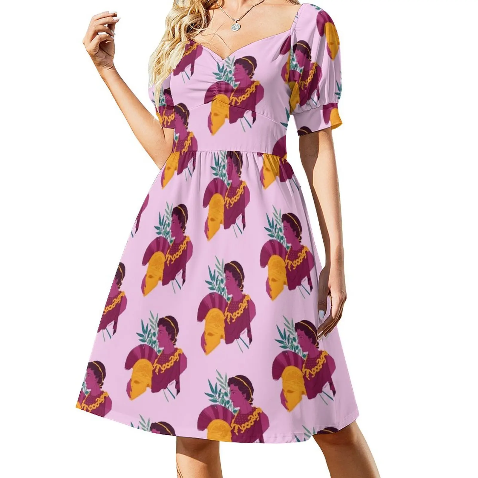 Minerva Bust Short-Sleeved Dress Women dresses summer dresses for prom Woman fashion Female dress
Minerva Bust Short-Sleeved Dress Women dresses summer dresses for prom Woman fashion Female dress