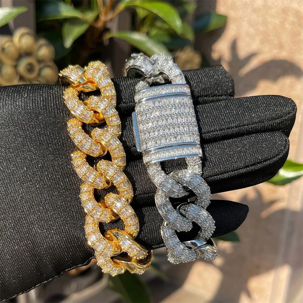 Icedminer 21mm 3 Rows Baguettes Zircon Iced Out Cuban Link Chain Necklaces For Men Women Choker Hip Hop Jewelry Free Shipping
Icedminer 21mm 3 Rows Baguettes Zircon Iced Out Cuban Link Chain Necklaces For Men Women Choker Hip Hop Jewelry Free Shipping