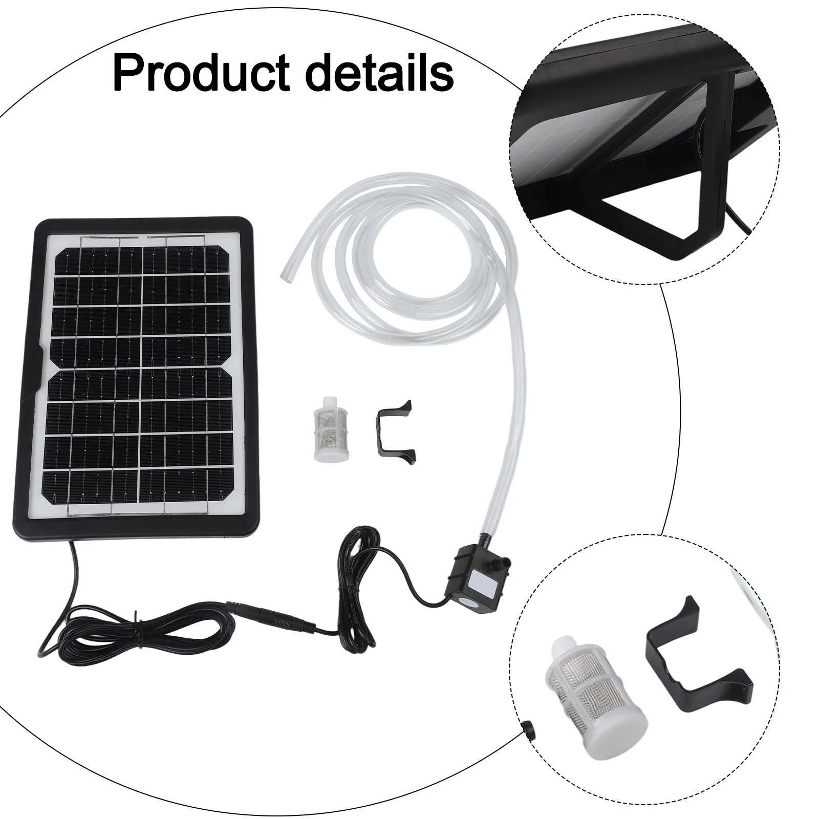 Garden Decoration Solar Water Pump Oxygen Distribution Pump Adjustable Solar Panel Pump Aquarium Cable Length 150cm
Garden Decoration Solar Water Pump Oxygen Distribution Pump Adjustable Solar Panel Pump Aquarium Cable Length 150cm