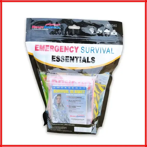 1 Person 1 Day Survival Kit Portable - Emergency Food Water First Aid - Perfect for Outdoor Adventure & Emergency Prep