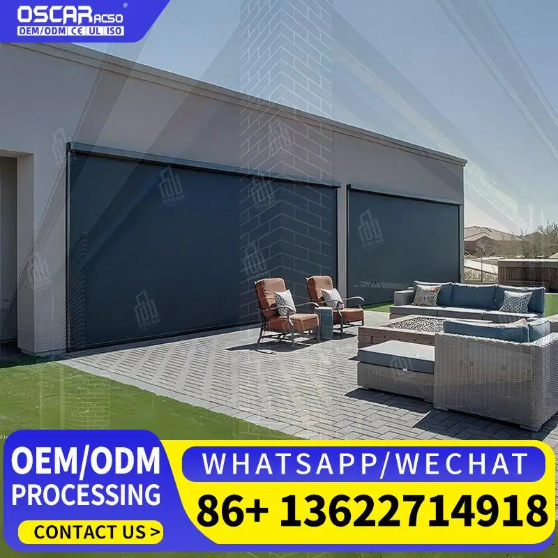 Motorized Install Easily Sun Shading Waterproof Outdoor Zip Blinds Roller Curtain for Garden Patio Balcony Rolling Blind
Motorized Install Easily Sun Shading Waterproof Outdoor Zip Blinds Roller Curtain for Garden Patio Balcony Rolling Blind