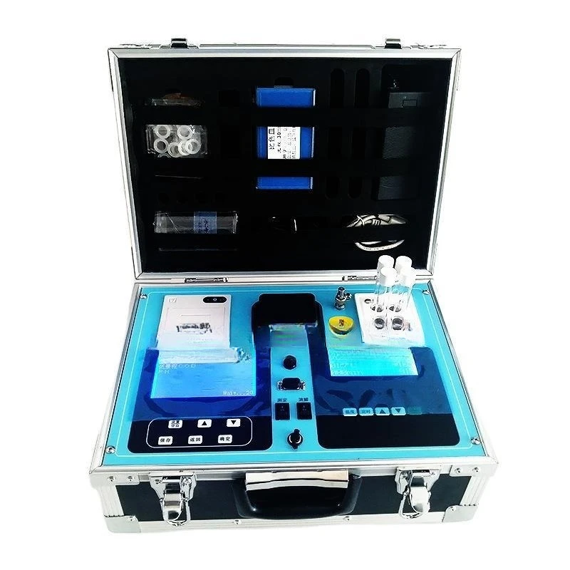 Портативный анализатор качества воды для определения ХПК, аммиака, аммиачного азота, общей фосфорной и общей азотной фиксации
Портативный анализатор качества воды для определения ХПК, аммиака, аммиачного азота, общей фосфорной и общей азотной фиксации