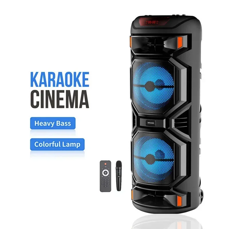 1200W Outdoor Bluetooth Speaker 8 Inch Double Horn Subwoofer Portable Wireless Column Bass Sound With Microphone Hi-Fi Speakers
1200W Outdoor Bluetooth Speaker 8 Inch Double Horn Subwoofer Portable Wireless Column Bass Sound With Microphone Hi-Fi Speakers
