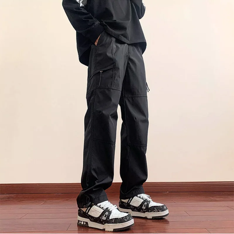 Men's Straight Casual Pants, Spring & Fall Black Overalls, Waterproof and Windproof Assault Pants
Men's Straight Casual Pants, Spring & Fall Black Overalls, Waterproof and Windproof Assault Pants