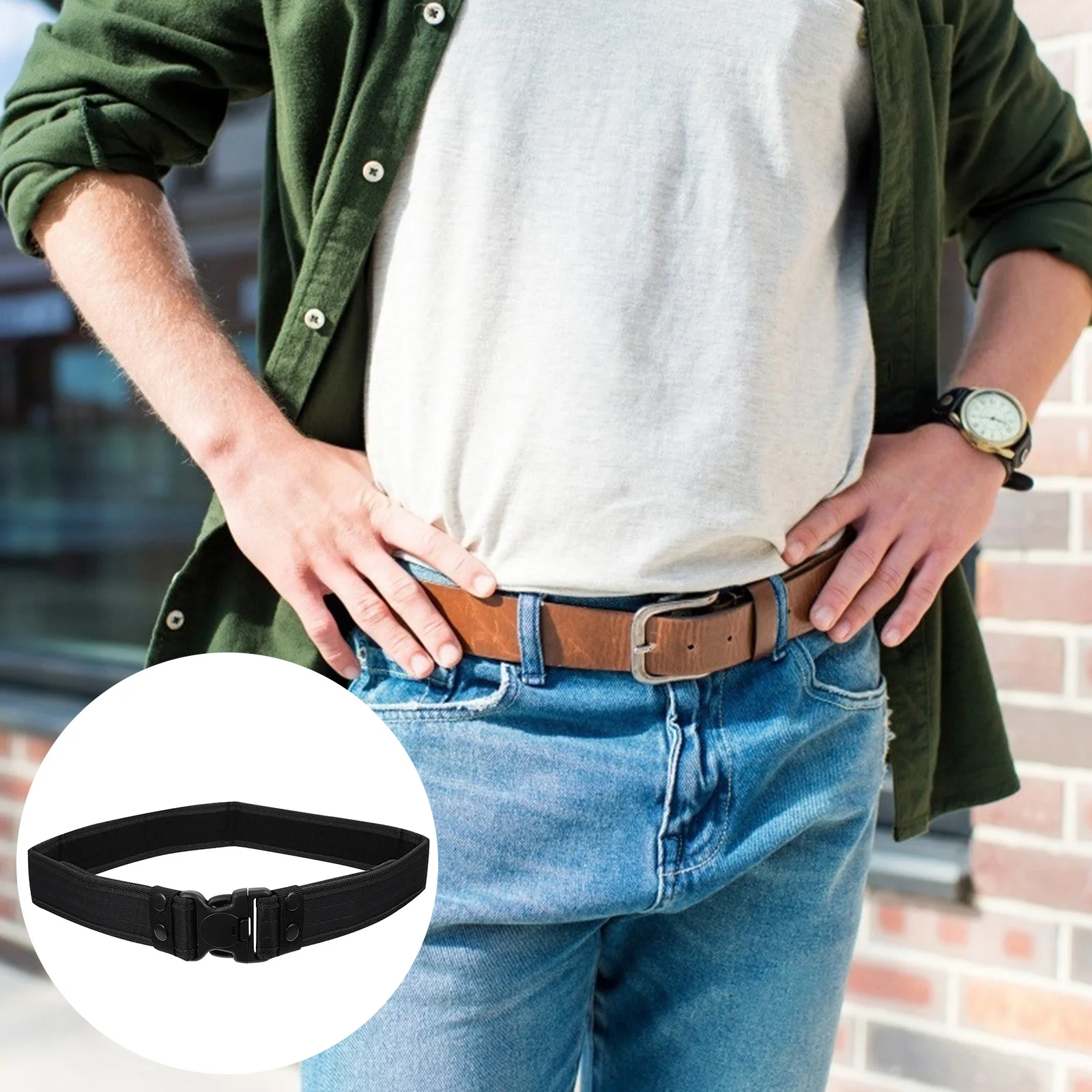 1Pcs Breathable Camo Waist Belt Tear Resistant Outdoor Belt for Men Training Mountaineering Camping Adventure
1Pcs Breathable Camo Waist Belt Tear Resistant Outdoor Belt for Men Training Mountaineering Camping Adventure