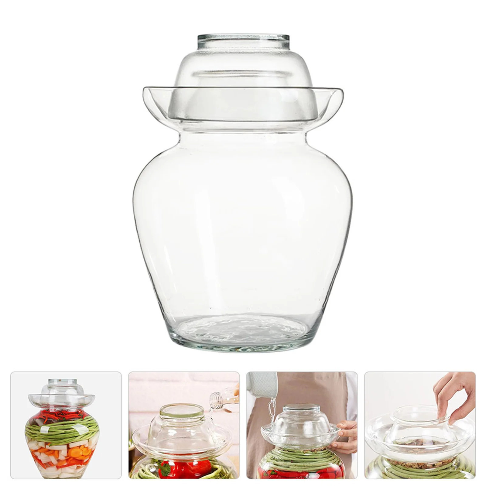 Sealed Pickle Jar High Grade Glass Prevents Oxidation Keeps Food Fresh and Dry for Long Time Pickle Vegetable Jar
Sealed Pickle Jar High Grade Glass Prevents Oxidation Keeps Food Fresh and Dry for Long Time Pickle Vegetable Jar