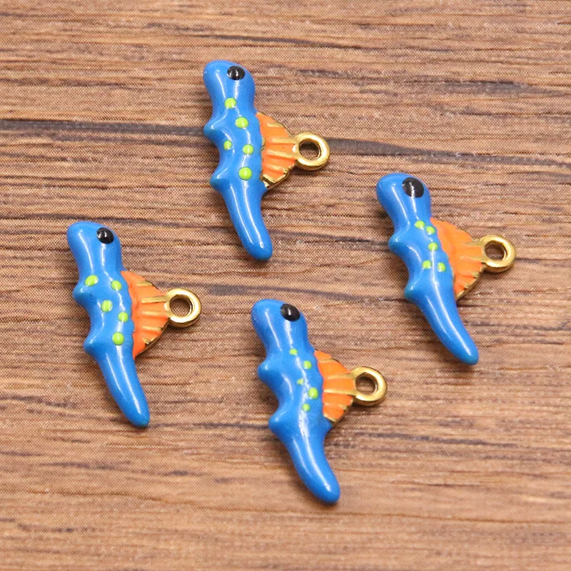 9Pcs Stainless Steel Gold Vacuum Plated Drip Oil Charm Animal Pendant Small Fish Charm Necklace Bracelet Accessory
9Pcs Stainless Steel Gold Vacuum Plated Drip Oil Charm Animal Pendant Small Fish Charm Necklace Bracelet Accessory