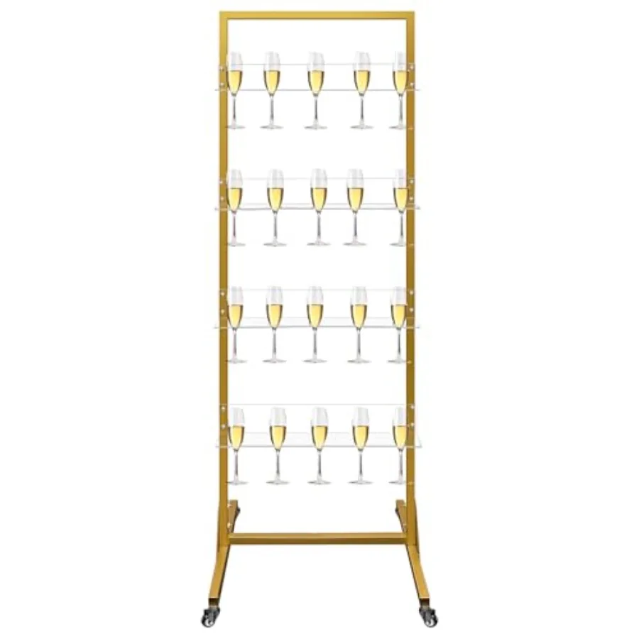 Champagne Wall Holder, Champagne Tower, Wine Glass Stemware Rack, Metal Champagne Flutes Display Stand
Champagne Wall Holder, Champagne Tower, Wine Glass Stemware Rack, Metal Champagne Flutes Display Stand