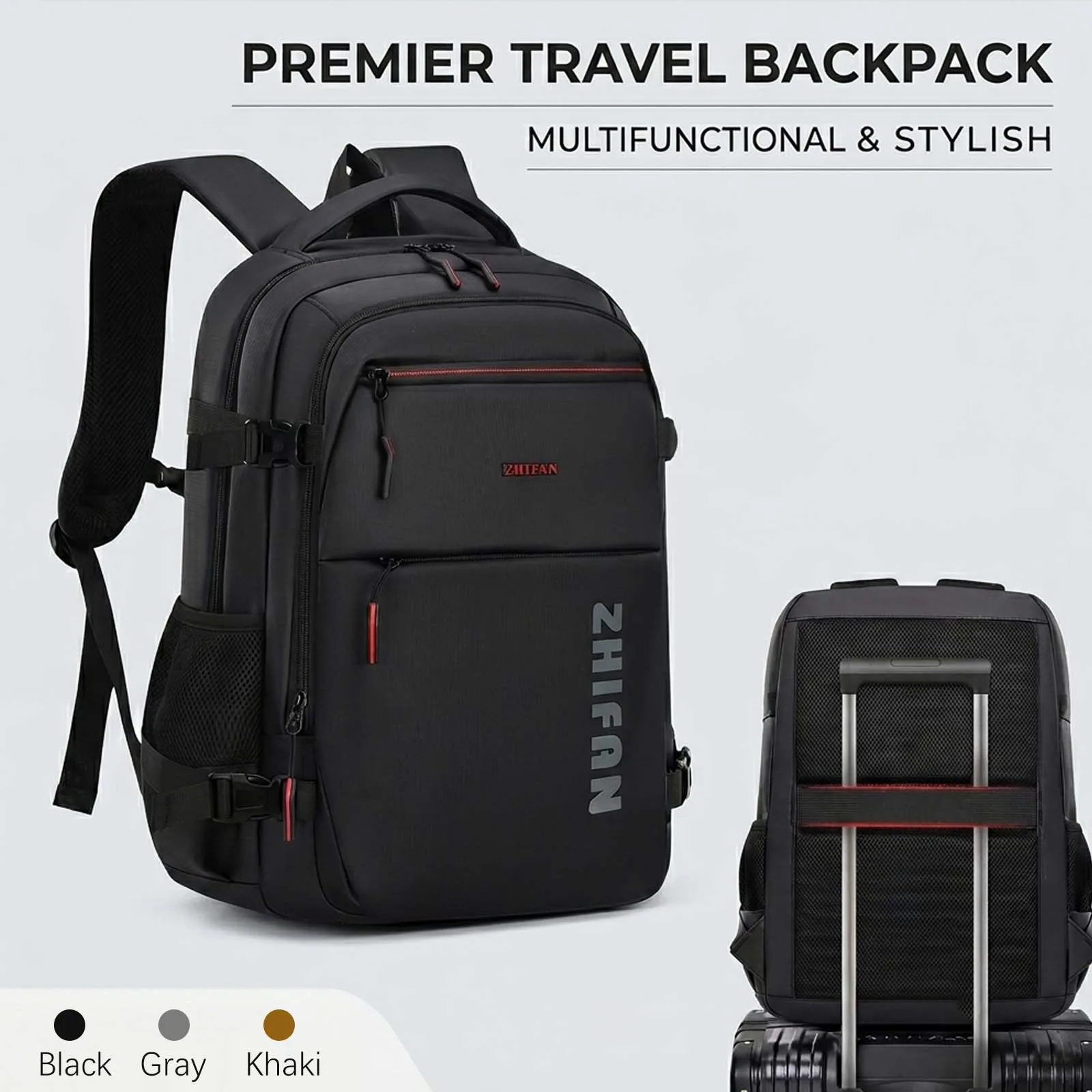 Large Capacity Trendy Backpack for Students,Computer Bag for Junior High,Business Casual School Bookbag,Stylish Teen Daypack
Large Capacity Trendy Backpack for Students,Computer Bag for Junior High,Business Casual School Bookbag,Stylish Teen Daypack