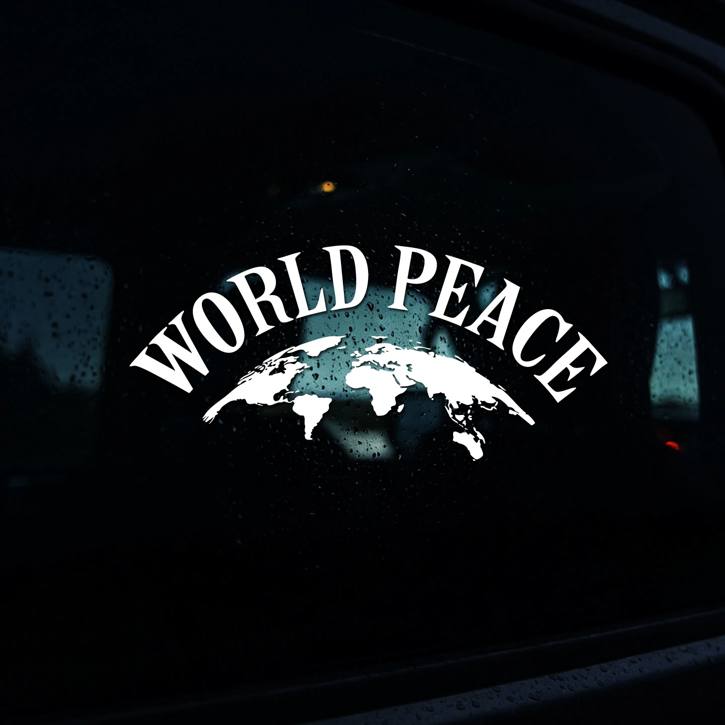 WORLD PEACE Car Sticker World Map Vinyl Decal Waterproof Reflective for Off-Road Truck SUV Motorcycle Scooter Window Helmet
WORLD PEACE Car Sticker World Map Vinyl Decal Waterproof Reflective for Off-Road Truck SUV Motorcycle Scooter Window Helmet
