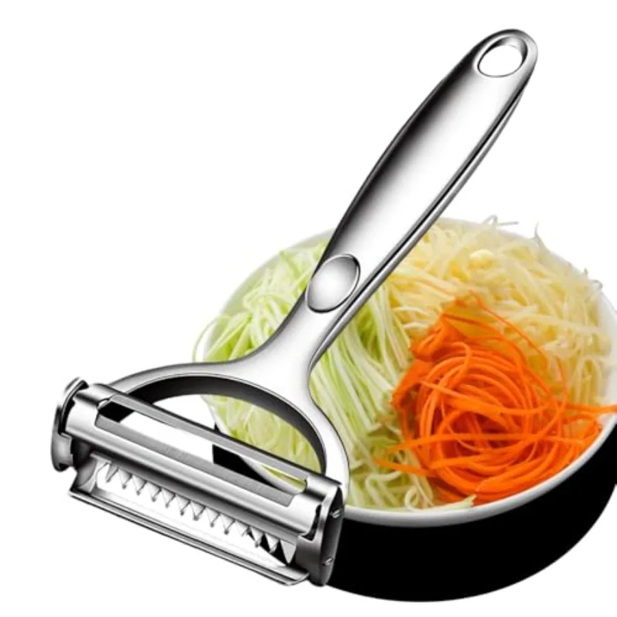 Multifunction Vegetable Peeler Julienne Peeler for Kitchen stainless steel 2 in 1 julienne vegetable peeler for potato cabbage
Multifunction Vegetable Peeler Julienne Peeler for Kitchen stainless steel 2 in 1 julienne vegetable peeler for potato cabbage