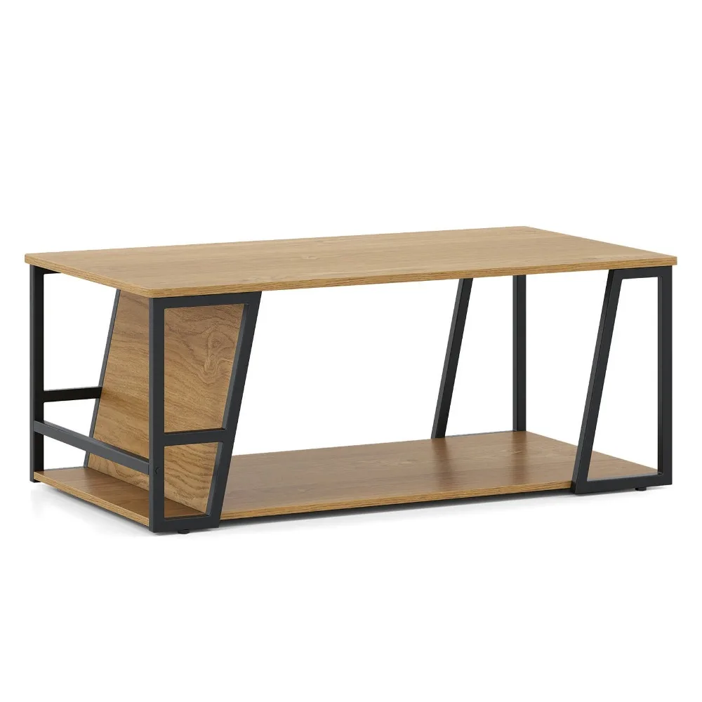 Coffee Table, 2-Tier Modern Farmhouse Center Table w/Storage Shelf
Coffee Table, 2-Tier Modern Farmhouse Center Table w/Storage Shelf