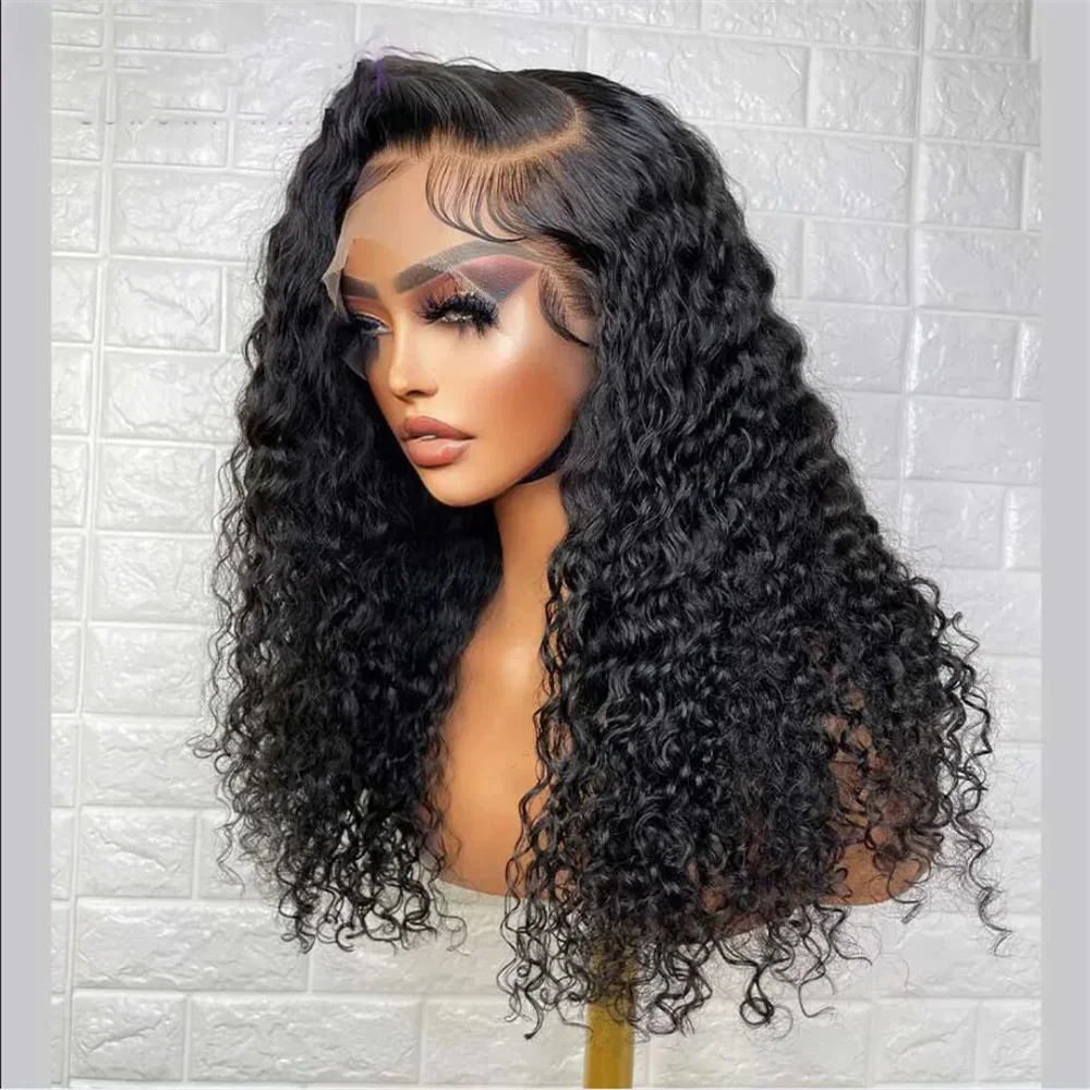 Long Natural Black Glueless Soft 26Inch Kinky Curly Lace Front Wig For Women With Baby Hair Synthetic Preplucked Glueless Daily
Long Natural Black Glueless Soft 26Inch Kinky Curly Lace Front Wig For Women With Baby Hair Synthetic Preplucked Glueless Daily