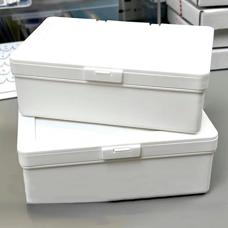 New 1PC Korean Acrylic White Storage Box Blind Box Card Korean Photocard Storage Box Photo Card Organizer Compartment Flip Box
New 1PC Korean Acrylic White Storage Box Blind Box Card Korean Photocard Storage Box Photo Card Organizer Compartment Flip Box