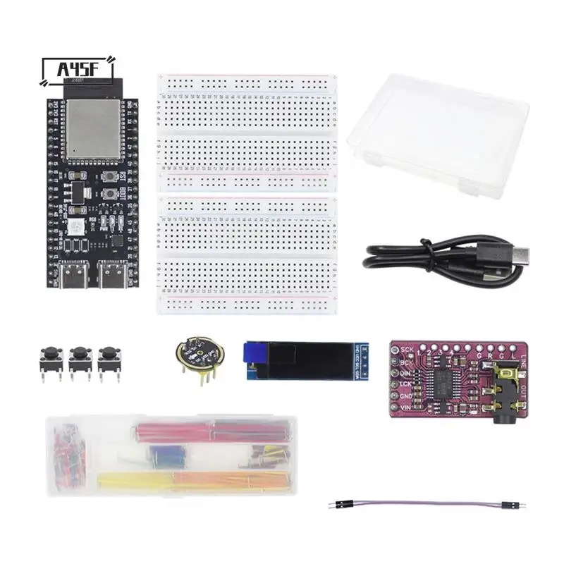 A45F-AI Voice Chat Robot ESP32-S3 Development Board Breadboard 3.5Mm Audio Kit For Deepseek For Student Educational AI Robot
A45F-AI Voice Chat Robot ESP32-S3 Development Board Breadboard 3.5Mm Audio Kit For Deepseek For Student Educational AI Robot