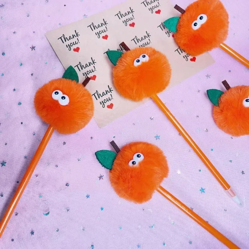 Korean Cute Cartoon Orange Hairball Biont Ballpoint Pen Creative Fruit Personality Plush Pen School Supplies Kid Gift Stationery
Korean Cute Cartoon Orange Hairball Biont Ballpoint Pen Creative Fruit Personality Plush Pen School Supplies Kid Gift Stationery