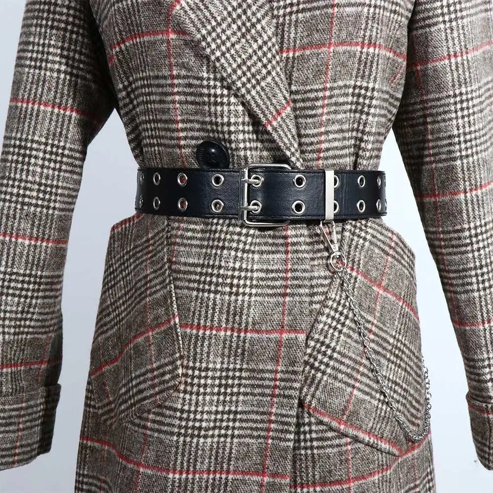 Punk Personality Women Alloy Long Pin Buckle Men Belt Chain Waist Belt Leather Belt Jeans Decorative
Punk Personality Women Alloy Long Pin Buckle Men Belt Chain Waist Belt Leather Belt Jeans Decorative