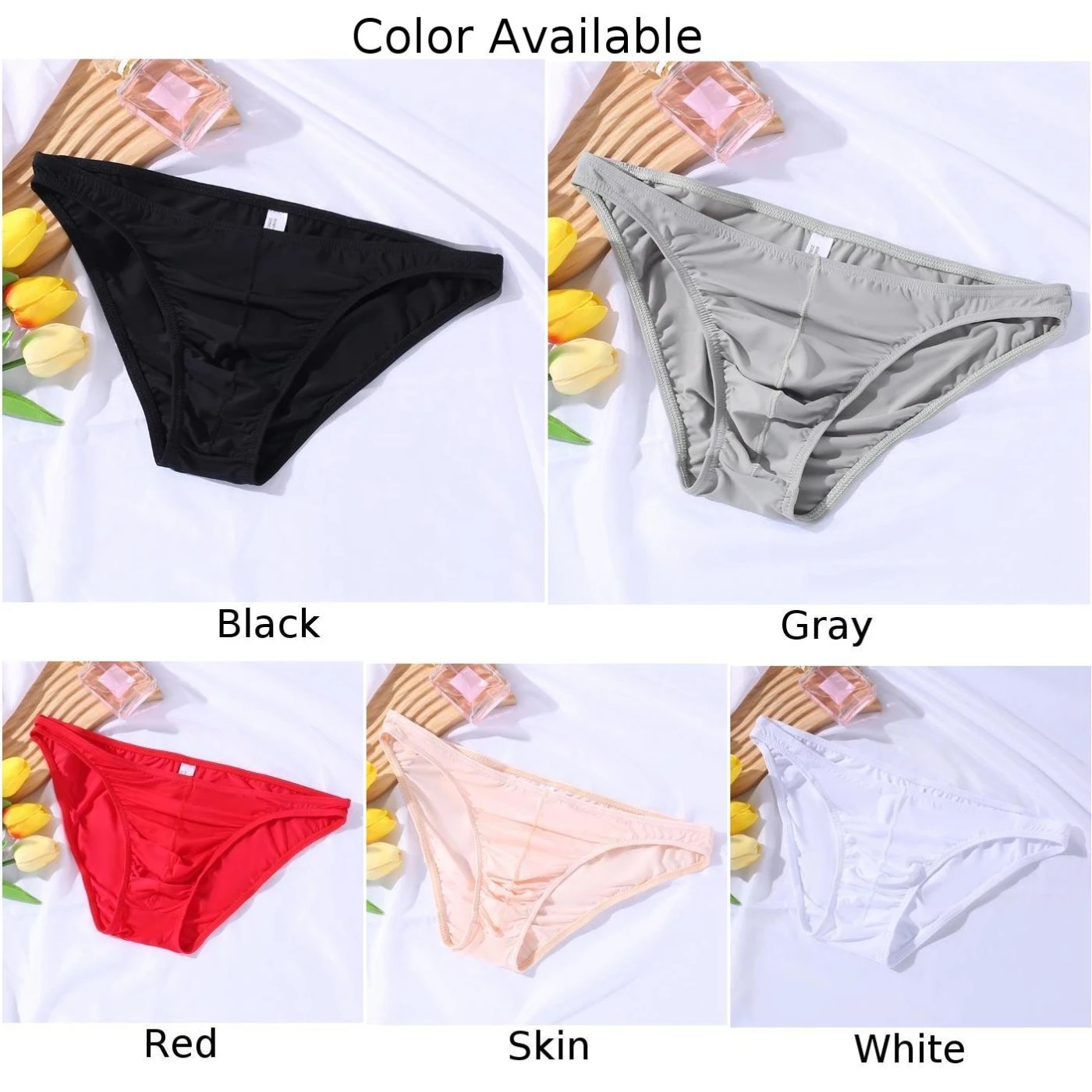 1pc Summer Cool Mens Sheer Ultrathin Ice Silk Briefs Low Waist Underwear Quick Drying U Pouch Man Panties Underpants
1pc Summer Cool Mens Sheer Ultrathin Ice Silk Briefs Low Waist Underwear Quick Drying U Pouch Man Panties Underpants