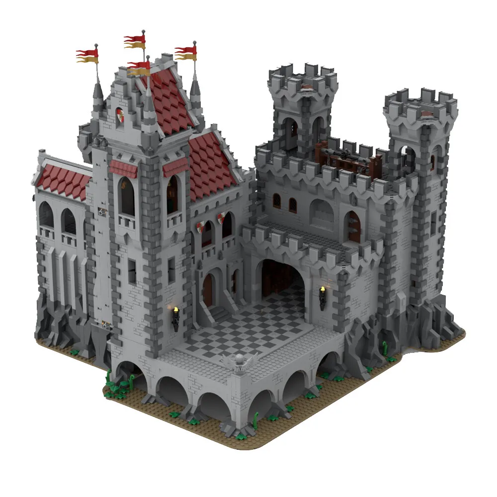 MOC-143001 Large Castle II Fortress with Highly Detailed Interior 10007 Parts
MOC-143001 Large Castle II Fortress with Highly Detailed Interior 10007 Parts