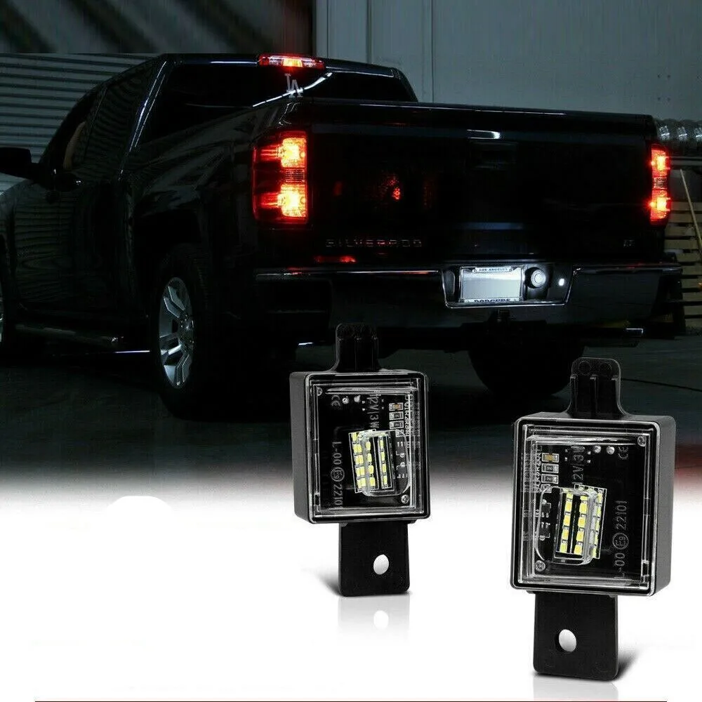 2Pcs White LED License Plate Lights Car Number Plate Lamp 12V for 2014-2023 Chevy Silverado GMC Sierra 15-22 Colorado Canyon
2Pcs White LED License Plate Lights Car Number Plate Lamp 12V for 2014-2023 Chevy Silverado GMC Sierra 15-22 Colorado Canyon
