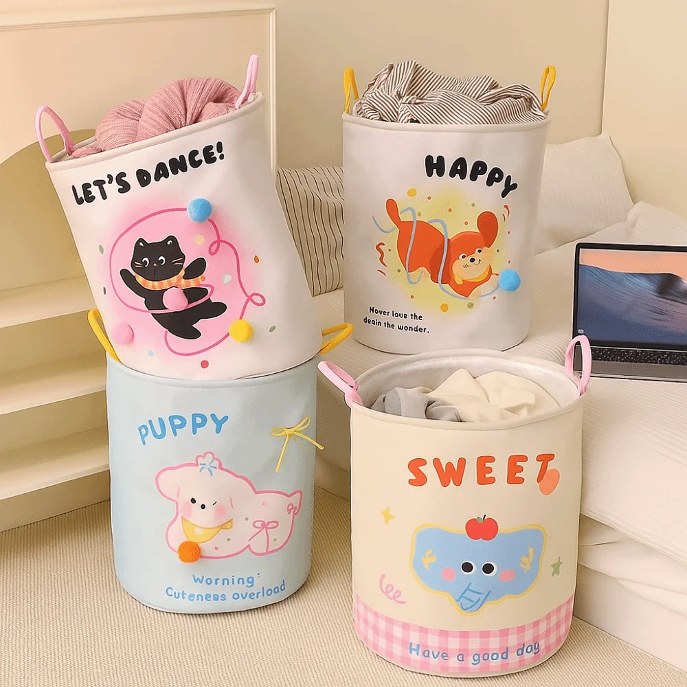 Non-woven Fabric Foldable Laundry Basket Space Saving with Handle Dirty Clothes Storage Basket Large Capacity Toy Storage Bucket
Non-woven Fabric Foldable Laundry Basket Space Saving with Handle Dirty Clothes Storage Basket Large Capacity Toy Storage Bucket