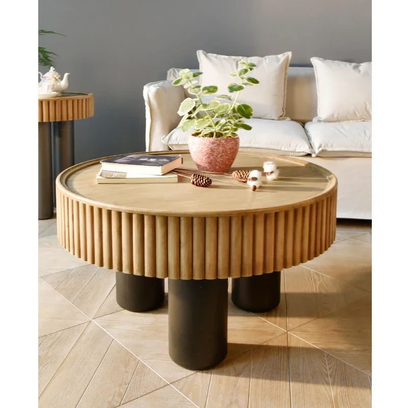 Vintage style living room furniture retro round wood carving coffee table with 3 legs
Vintage style living room furniture retro round wood carving coffee table with 3 legs