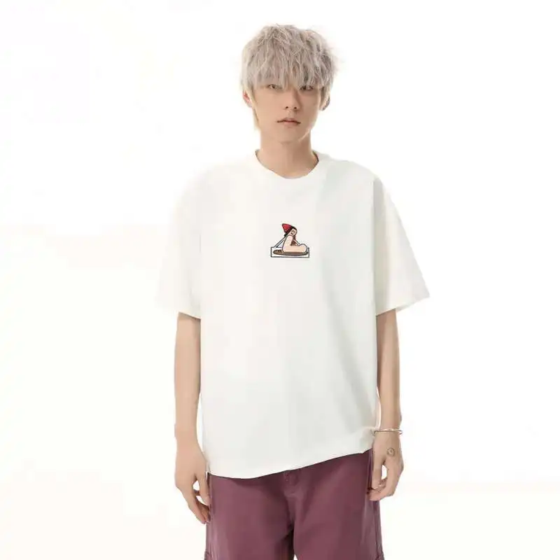 Лето 2029, нишевый дизайн, мужские футболки с мультяшным принтом, повседневная футболка с круглым воротником и короткими рукавами, новые мужские топы
Лето 2029, нишевый дизайн, мужские футболки с мультяшным принтом, повседневная футболка с круглым воротником и короткими рукавами, новые мужские топы