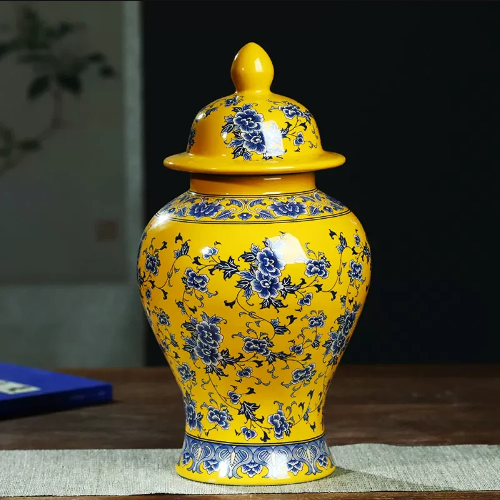 Creative Flower and Bird Ceramic General Jar Painted Flower Arrangement Dried Flower Vase Large Capacity Sealed Storage Jar Home
Creative Flower and Bird Ceramic General Jar Painted Flower Arrangement Dried Flower Vase Large Capacity Sealed Storage Jar Home
