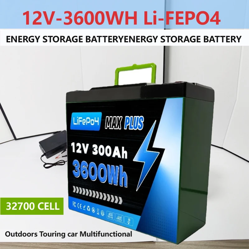 12V 300Ah (3600Wh) LiFePO4 Solar Energy Storage Battery | 6000+ Cycles & Built-in BMS | for Home Backup, Solar System
12V 300Ah (3600Wh) LiFePO4 Solar Energy Storage Battery | 6000+ Cycles & Built-in BMS | for Home Backup, Solar System