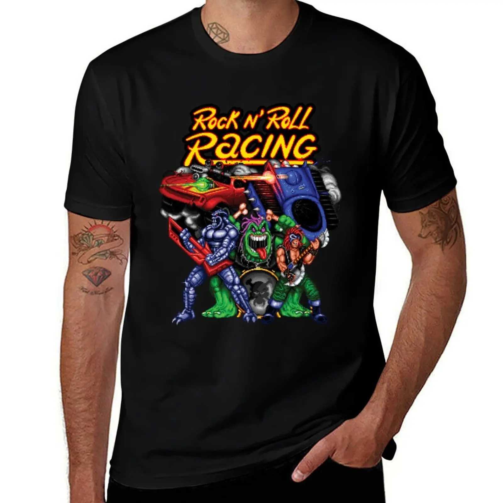 Rock n' Roll Racing (Pixel art) T-Shirt anime t shirts oversize t shirts for man slim fit T-Shirt
Rock n' Roll Racing (Pixel art) T-Shirt anime t shirts oversize t shirts for man slim fit T-Shirt