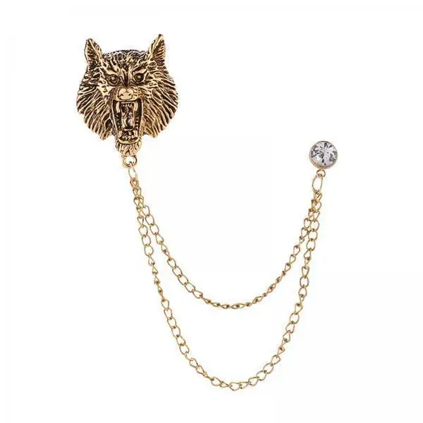 Tassel Chain Brooch Vintage Animal Lapel Pin Alloy Badge Jewelry for Party Prom Anniversary Suit
Tassel Chain Brooch Vintage Animal Lapel Pin Alloy Badge Jewelry for Party Prom Anniversary Suit