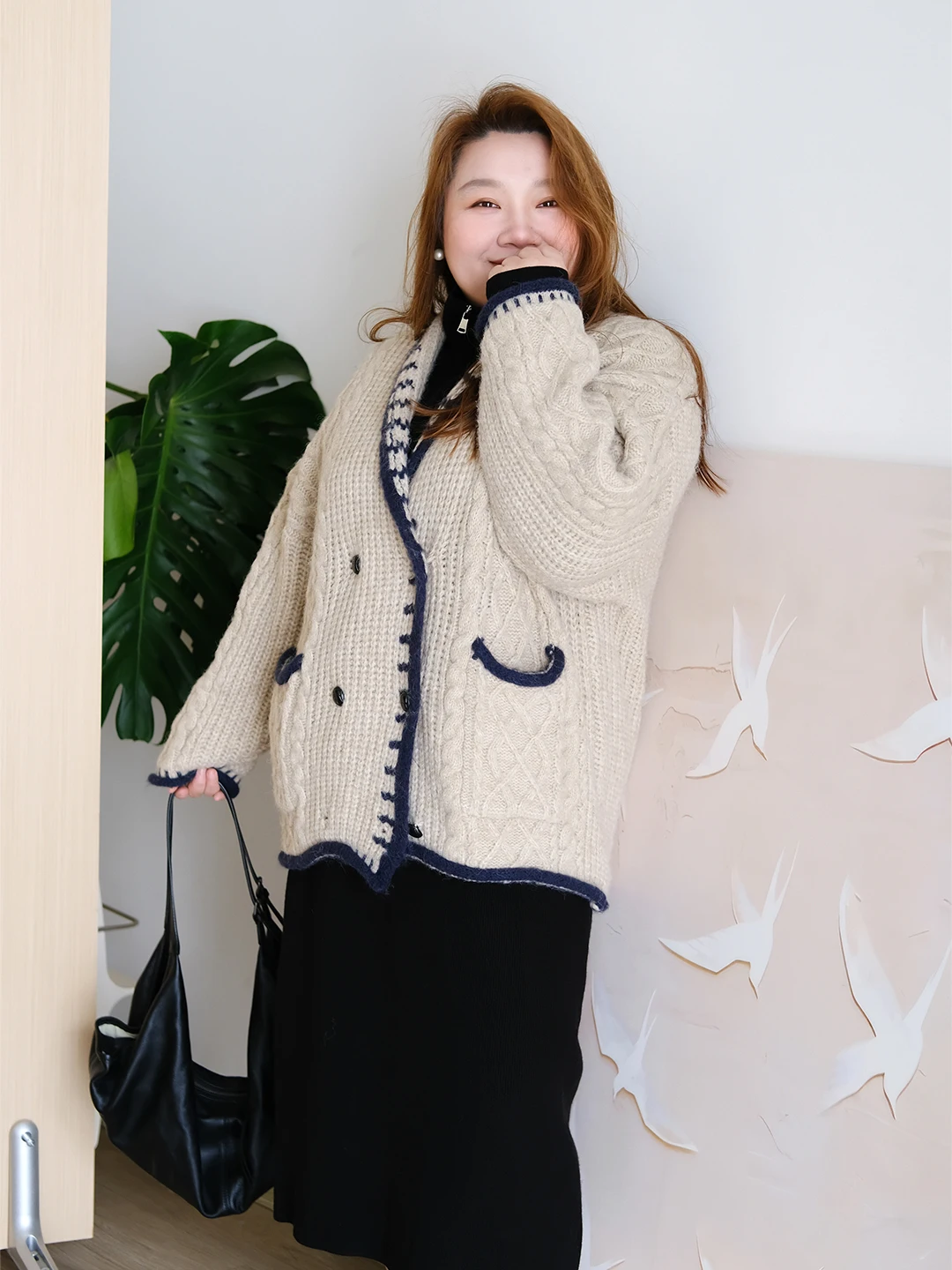 Zooobaby208 Корейский вязаный кардиган-свитер с двойным рядом пуговиц, приталенный, с длинными рукавами, высокая талия
Zooobaby208 Корейский вязаный кардиган-свитер с двойным рядом пуговиц, приталенный, с длинными рукавами, высокая талия