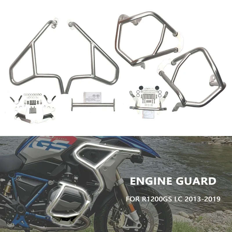 R1200GS Motorcycle Bumper Highway Frame Protector For BMW R1200 GS 1200GS LC 2013-2019 Crash Bar Engine Guard Accessories
R1200GS Motorcycle Bumper Highway Frame Protector For BMW R1200 GS 1200GS LC 2013-2019 Crash Bar Engine Guard Accessories