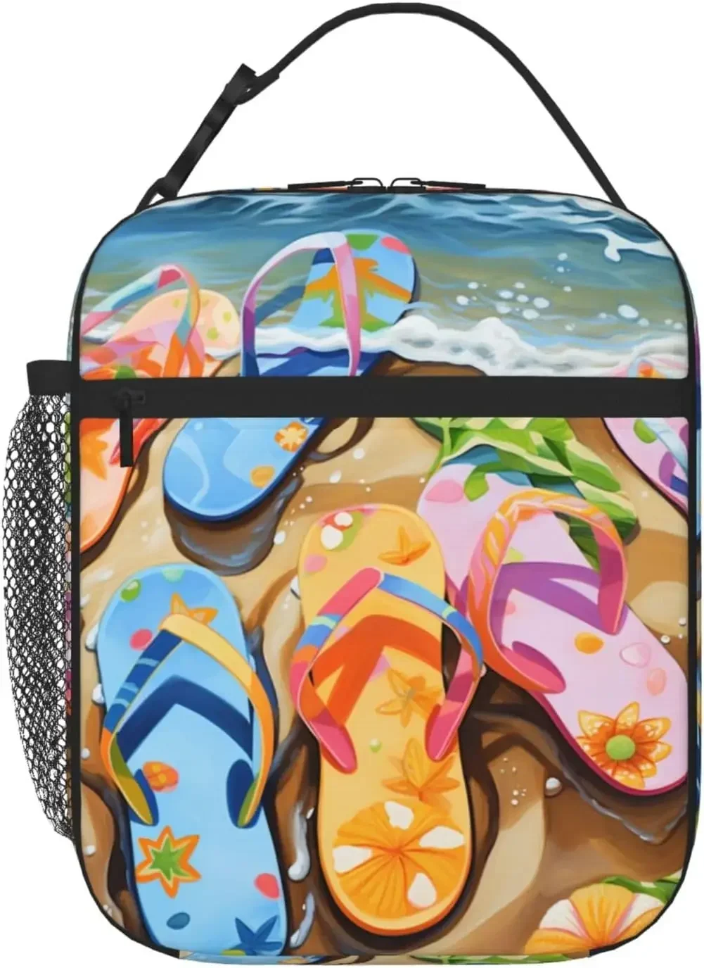 Summer Beach Lunch Bag For Women Men Insulated Reusable Lunch Box Cooler Totes with Side Pocket For Work Office Picnic Camping
Summer Beach Lunch Bag For Women Men Insulated Reusable Lunch Box Cooler Totes with Side Pocket For Work Office Picnic Camping