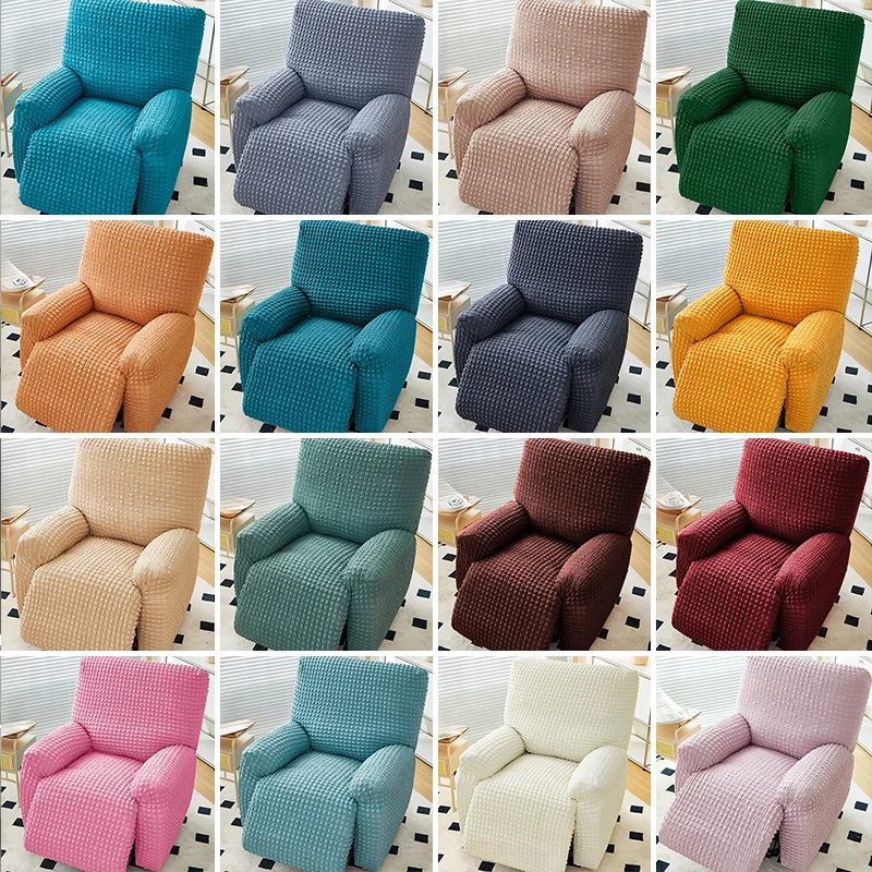 Seersucker Plaid Full-wrap Recliner Chair Cover Solid Color Armchair Cover Anti-slip Single Sofa Protector for Home Hotel Decor
Seersucker Plaid Full-wrap Recliner Chair Cover Solid Color Armchair Cover Anti-slip Single Sofa Protector for Home Hotel Decor
