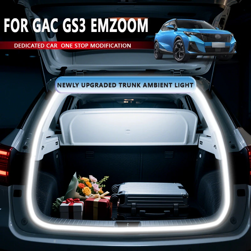 FOR GAC GS3 EMZOOM Rear Trunk LED Light Bar Strips Trunk Interior Decorative Lamp Strip Luggage Atmosphere Light
FOR GAC GS3 EMZOOM Rear Trunk LED Light Bar Strips Trunk Interior Decorative Lamp Strip Luggage Atmosphere Light
