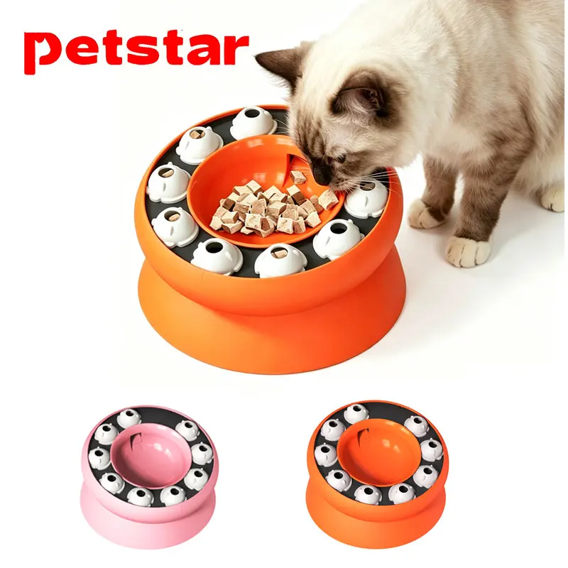 2-in-1 Pet Slow Feeder Bowl Slanted Neck Guard Cats Food Bowl Interactive Foraging Toy Kitten Snack Dispenser Pet Supplies
2-in-1 Pet Slow Feeder Bowl Slanted Neck Guard Cats Food Bowl Interactive Foraging Toy Kitten Snack Dispenser Pet Supplies