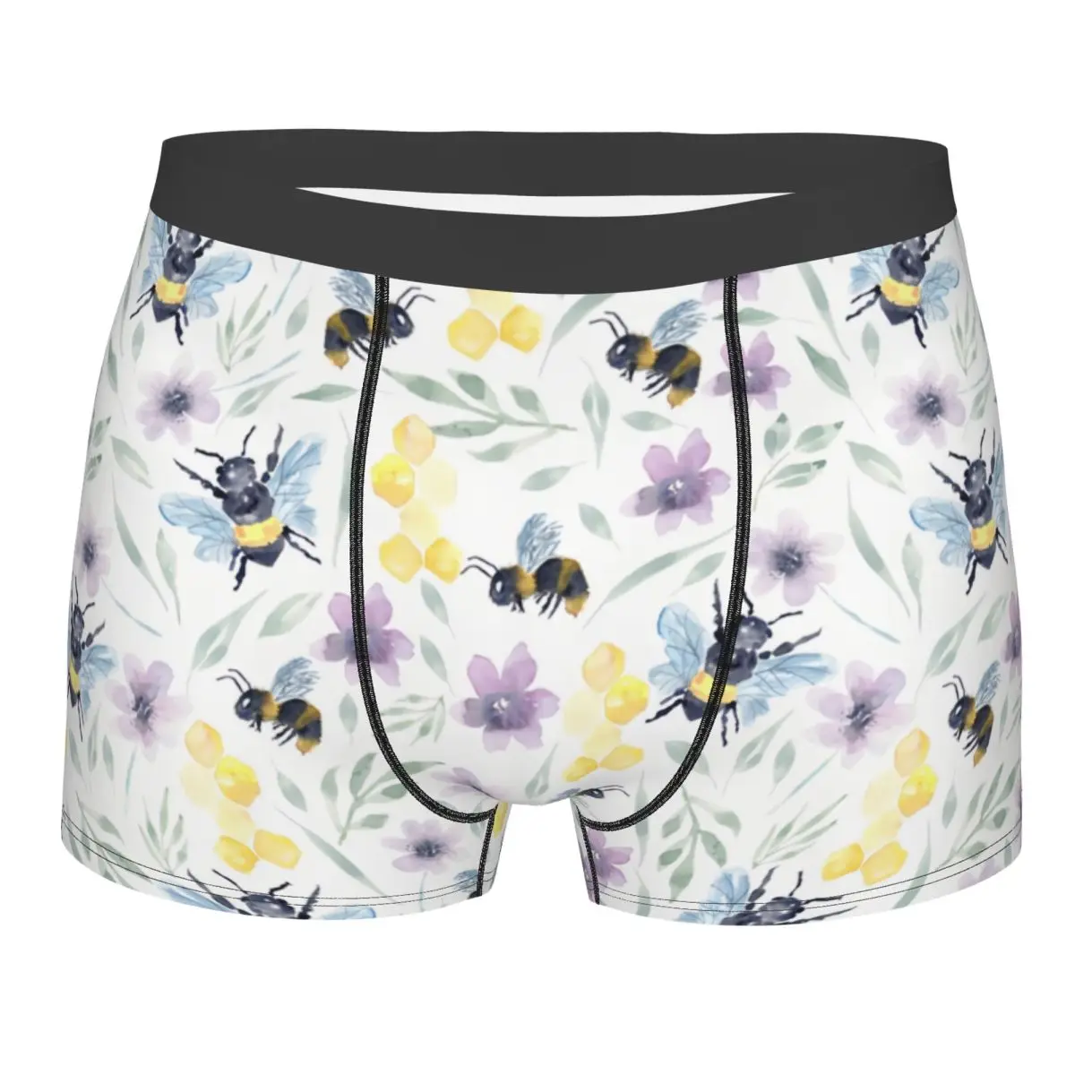 Custom Watercolor Bee Pollinators With Florals Underwear Men Stretch Boxer Briefs Shorts Panties Soft Sexy Underpants For Homme
Custom Watercolor Bee Pollinators With Florals Underwear Men Stretch Boxer Briefs Shorts Panties Soft Sexy Underpants For Homme