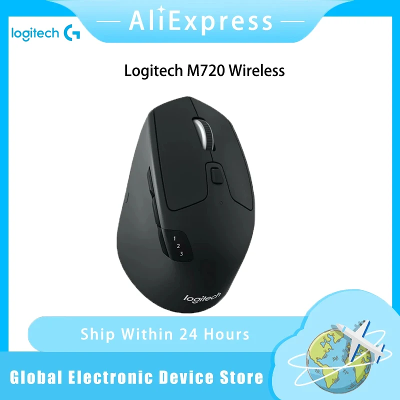 Беспроводная двухрежимная Bluetooth-мышь Logitech M720, домашний офис, Mac, ноутбук, iPad, мультиустройство с приемником Youlian, беспроводная связь 10 м
Беспроводная двухрежимная Bluetooth-мышь Logitech M720, домашний офис, Mac, ноутбук, iPad, мультиустройство с приемником Youlian, беспроводная связь 10 м