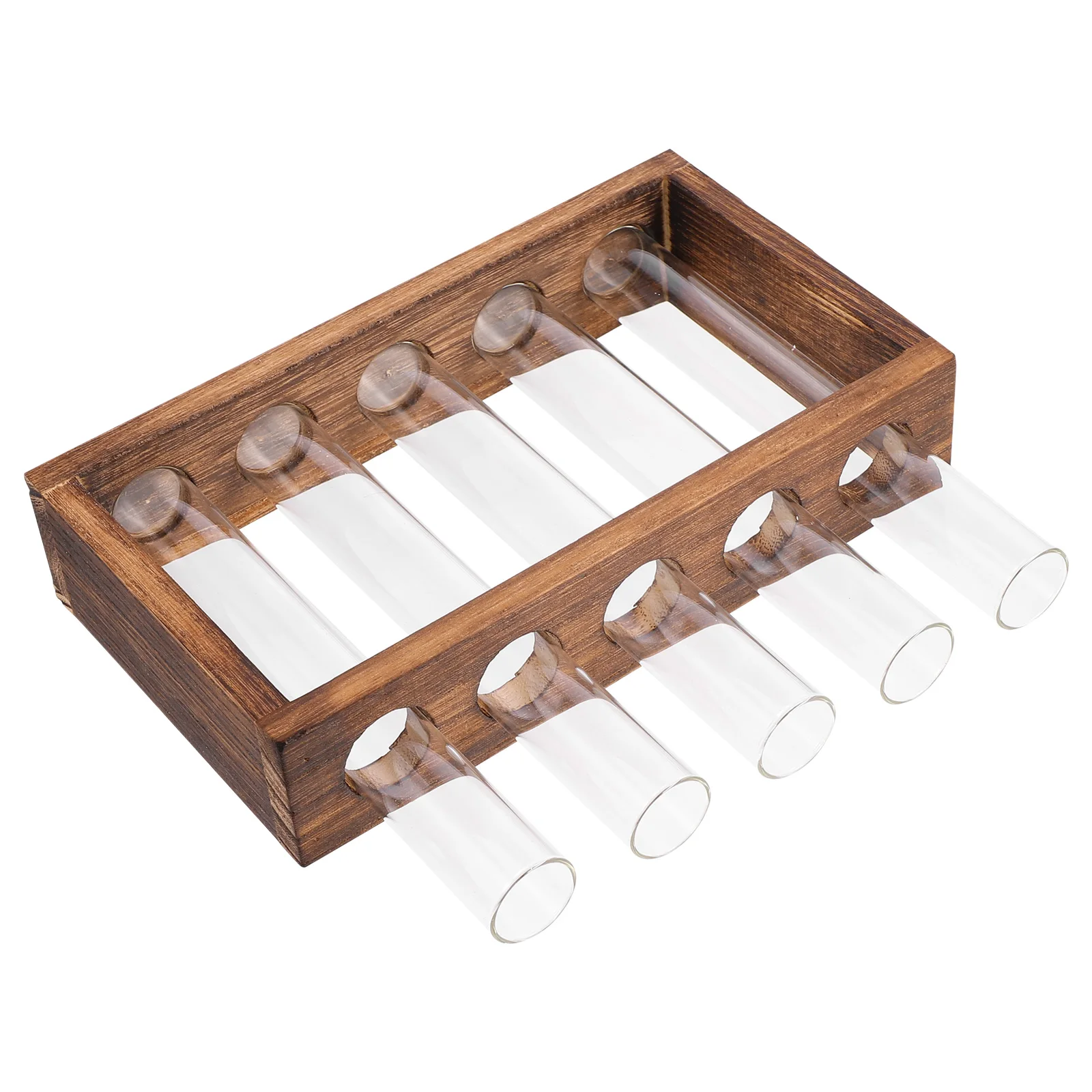 Glass Test Tube Vase Round Mouth Polished Smooth Natural Wood Durable Transparent Planting Container Hydroponics Water
Glass Test Tube Vase Round Mouth Polished Smooth Natural Wood Durable Transparent Planting Container Hydroponics Water