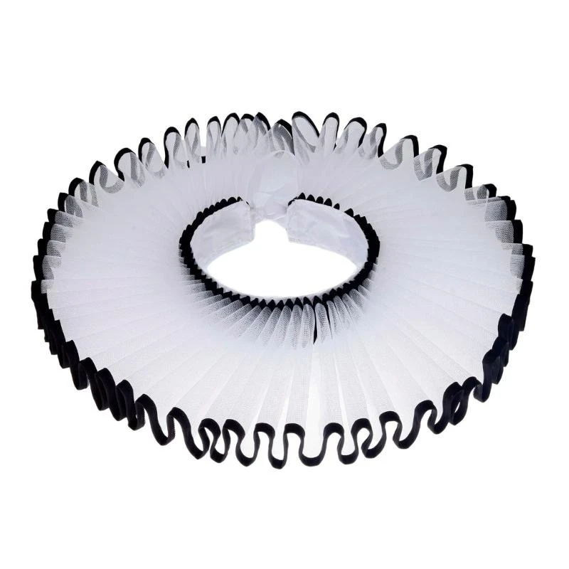 Y5GC Tulle Collar Victorian Theme Party Neckwear Cosplay Accessory Faux Collar for Halloween Teaparty Courtstyle Neckpiece
Y5GC Tulle Collar Victorian Theme Party Neckwear Cosplay Accessory Faux Collar for Halloween Teaparty Courtstyle Neckpiece