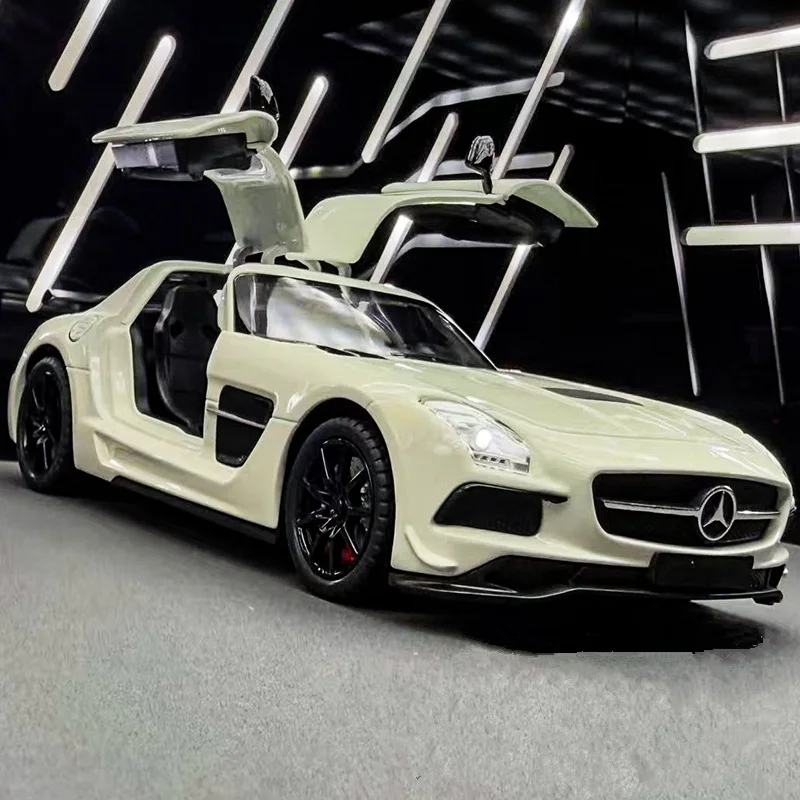 1:24 SLS Alloy Sports Car Model Diecast Metal Track Racing Car Vehicle Model Simulation Sound and Light Collection Kids Toy Gift
1:24 SLS Alloy Sports Car Model Diecast Metal Track Racing Car Vehicle Model Simulation Sound and Light Collection Kids Toy Gift