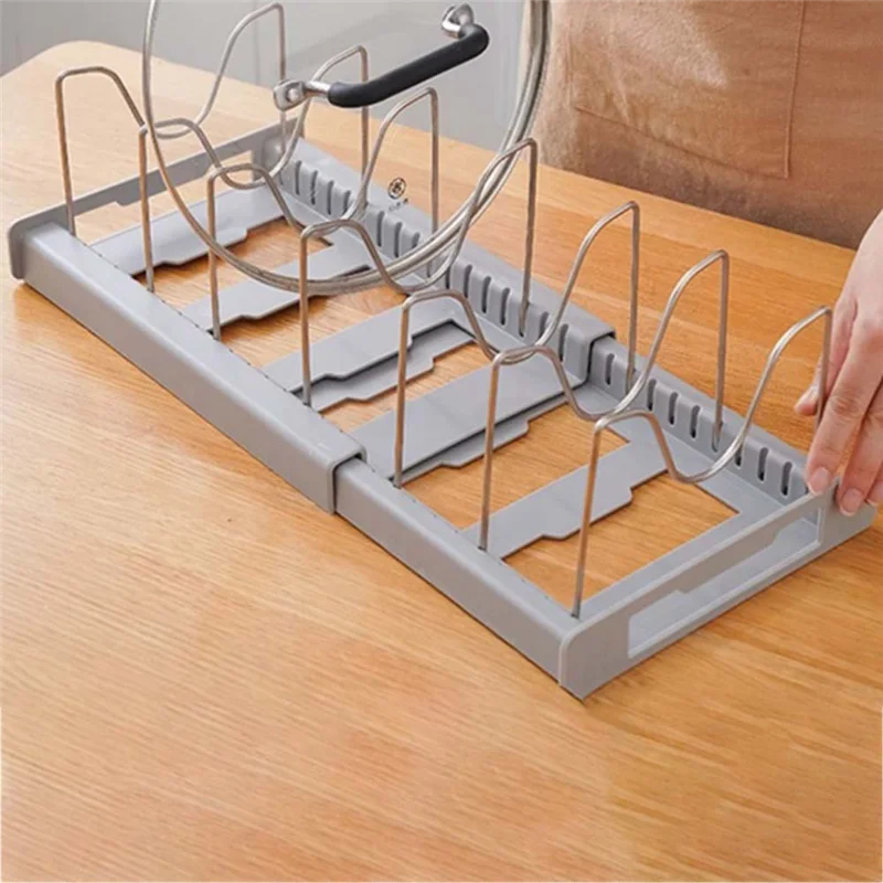 FO-Expandable Pans & Pots Lid Organizer Rack Under Cabinet-Rubber-Dipped Pan Organizer Rack For Kitchen Cabinet Organizer B Dura
FO-Expandable Pans & Pots Lid Organizer Rack Under Cabinet-Rubber-Dipped Pan Organizer Rack For Kitchen Cabinet Organizer B Dura