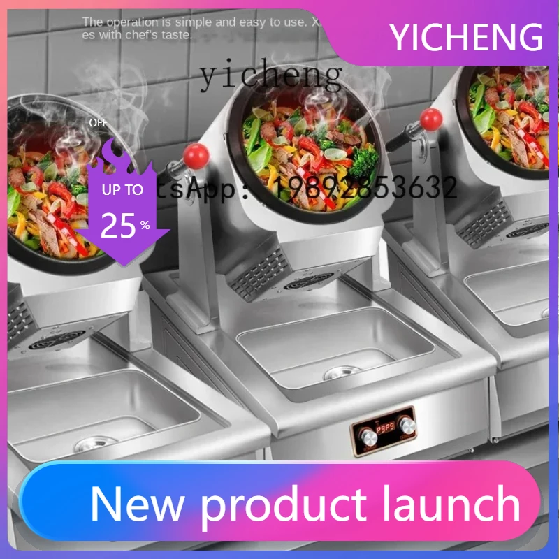S3 Kitchen Cooking Robot Automatic Intelligent Roller Multi-Function Gas Fried Rice Fried Noodle Machine
S3 Kitchen Cooking Robot Automatic Intelligent Roller Multi-Function Gas Fried Rice Fried Noodle Machine